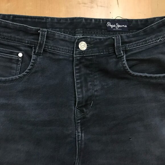 Pepe Jeans London Men’s Black Pants – Size 36x38 - Picture 8 of 12